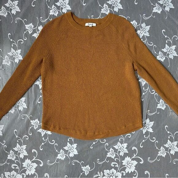 Madewell Jane Waffle Stitch Sweater Sz XS - Picture 4 of 12